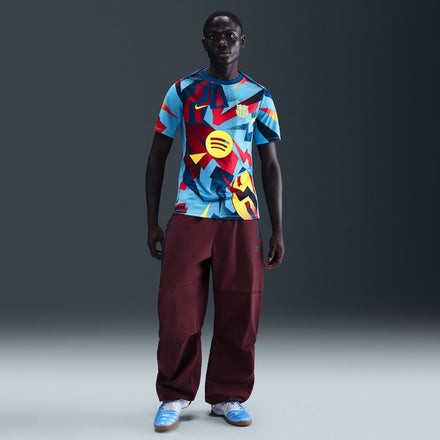 Barcelona Special Edition Academy Pro Pre-Match Dri-FIT Top - Blue