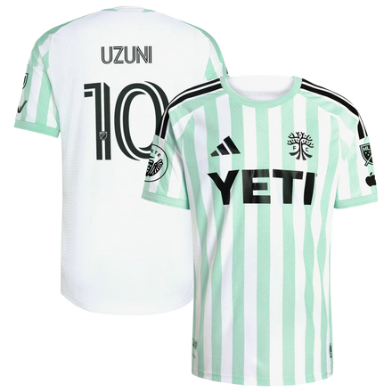 Myrto Uzuni Austin FC 2026 The Rooted Kit On-Field Patch Jersey - White