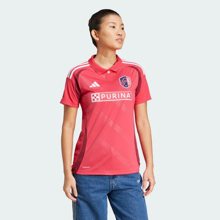 St. Louis City SC adidas Women's 2025 Forever CITY Red Jersey - Red