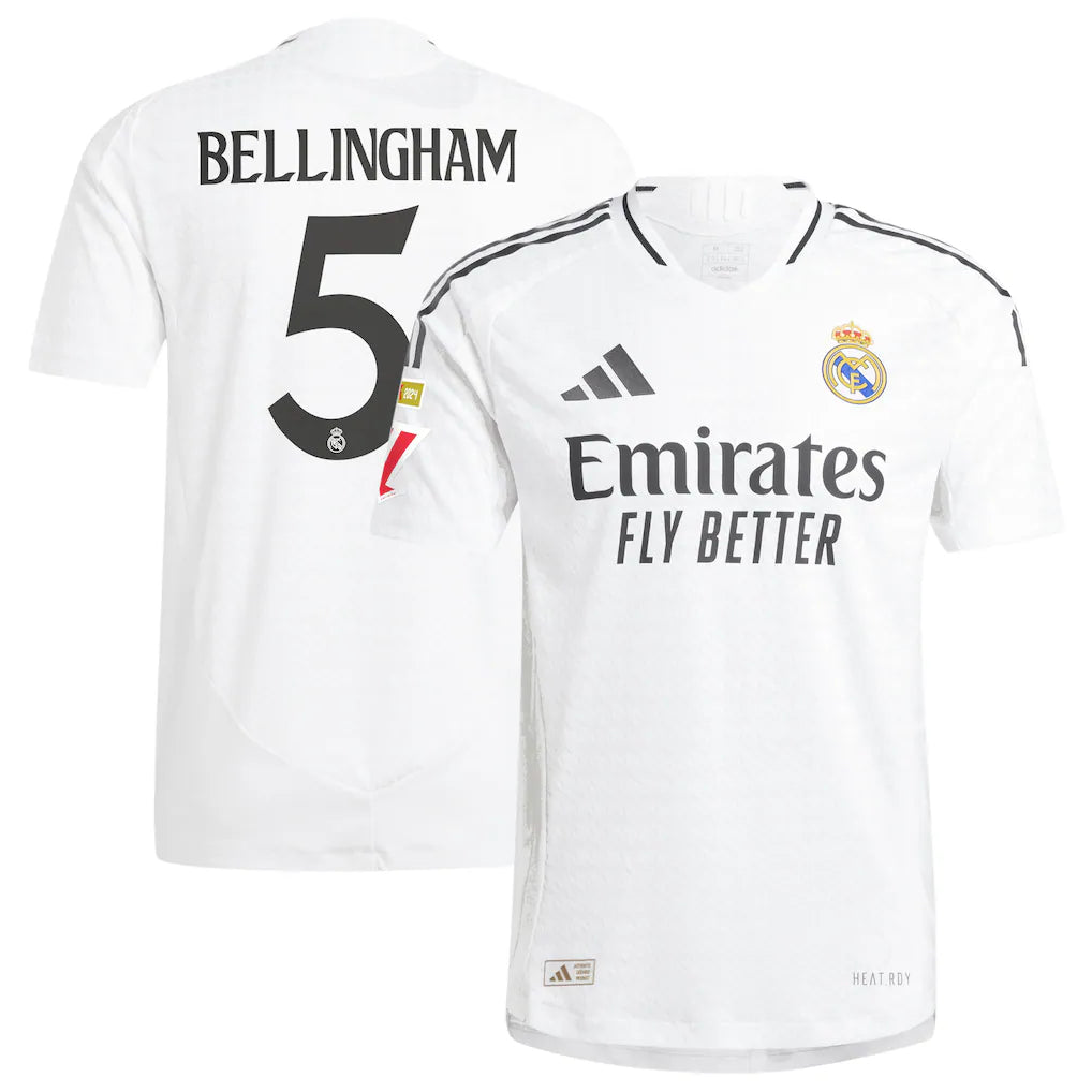 Jude Bellingham Real Madrid 2024/25 Home Player Jersey - White