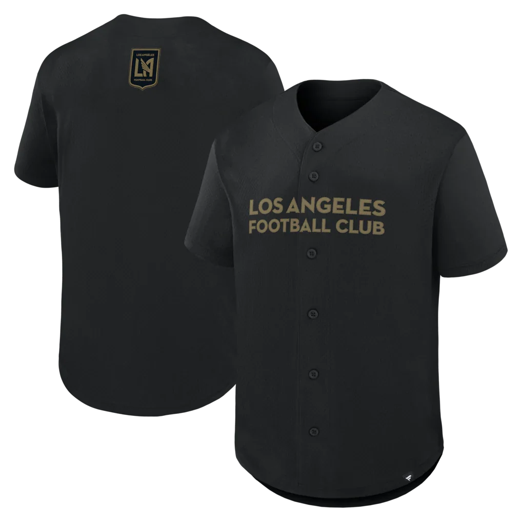 LAFC Maximum Intensity Button-Up Jersey - Black