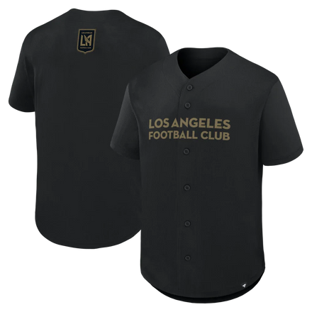 LAFC Maximum Intensity Button-Up Jersey - Black