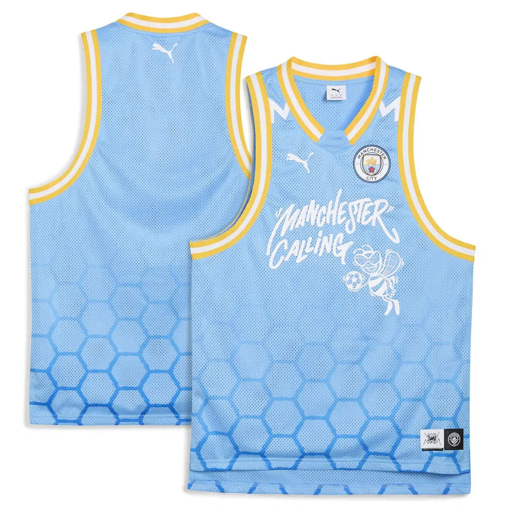 Manchester City 2025 FIFA Club World Cup dryCELL Basketball Jersey - Light Blue