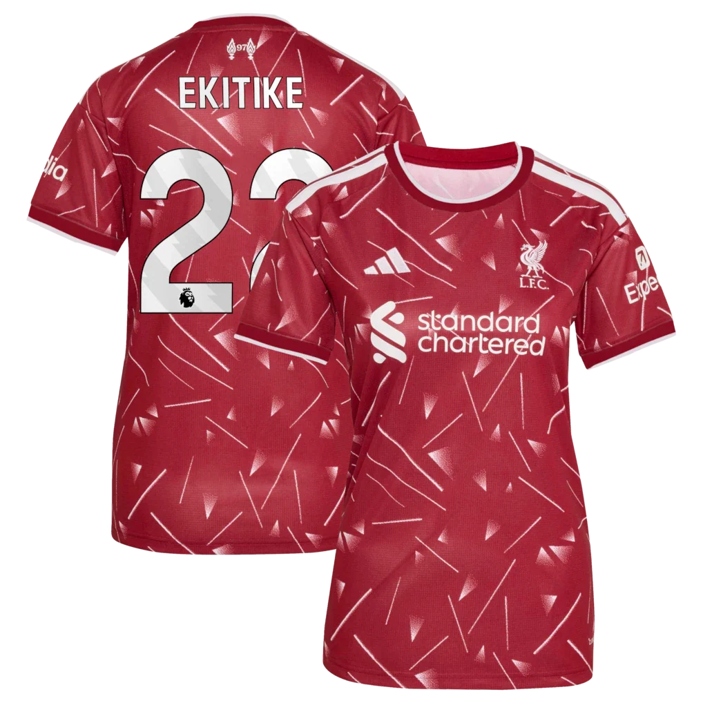 Hugo Ekitike Liverpool adidas Women's 2026/27 Home Jersey - Red