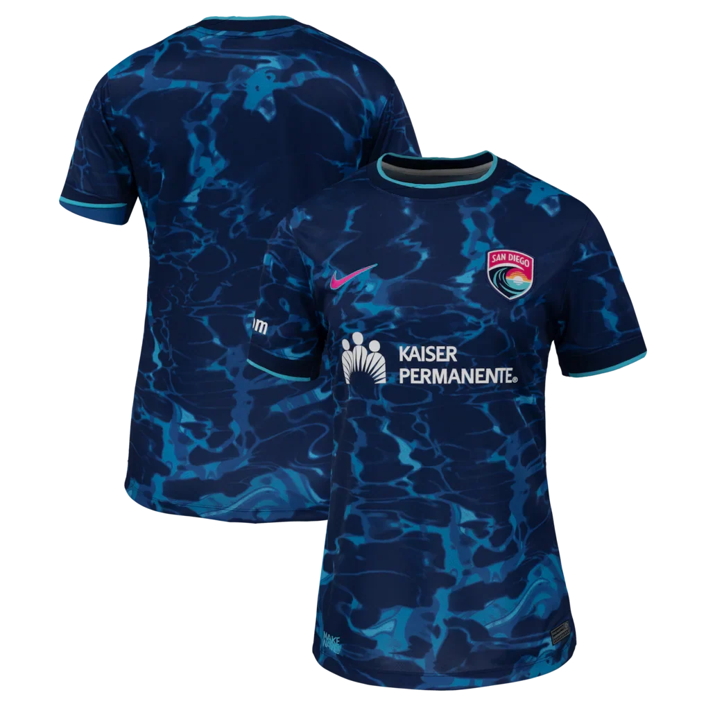 San Diego Wave FC Nike Women's 2026 Secondary Stadium Jersey - Navy