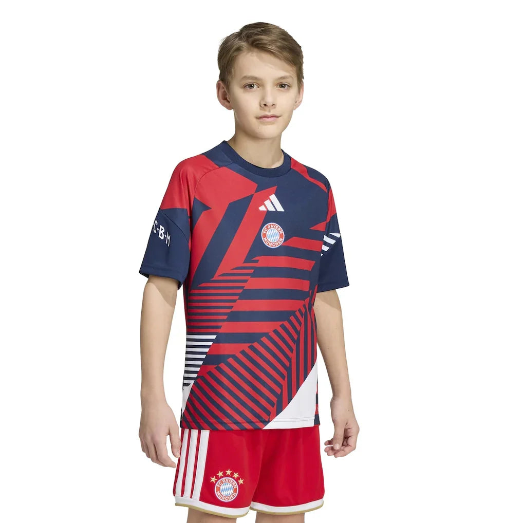 Bayern Munich Youth 2026/27 Pre-Match Home Training Jersey - Blue/Red
