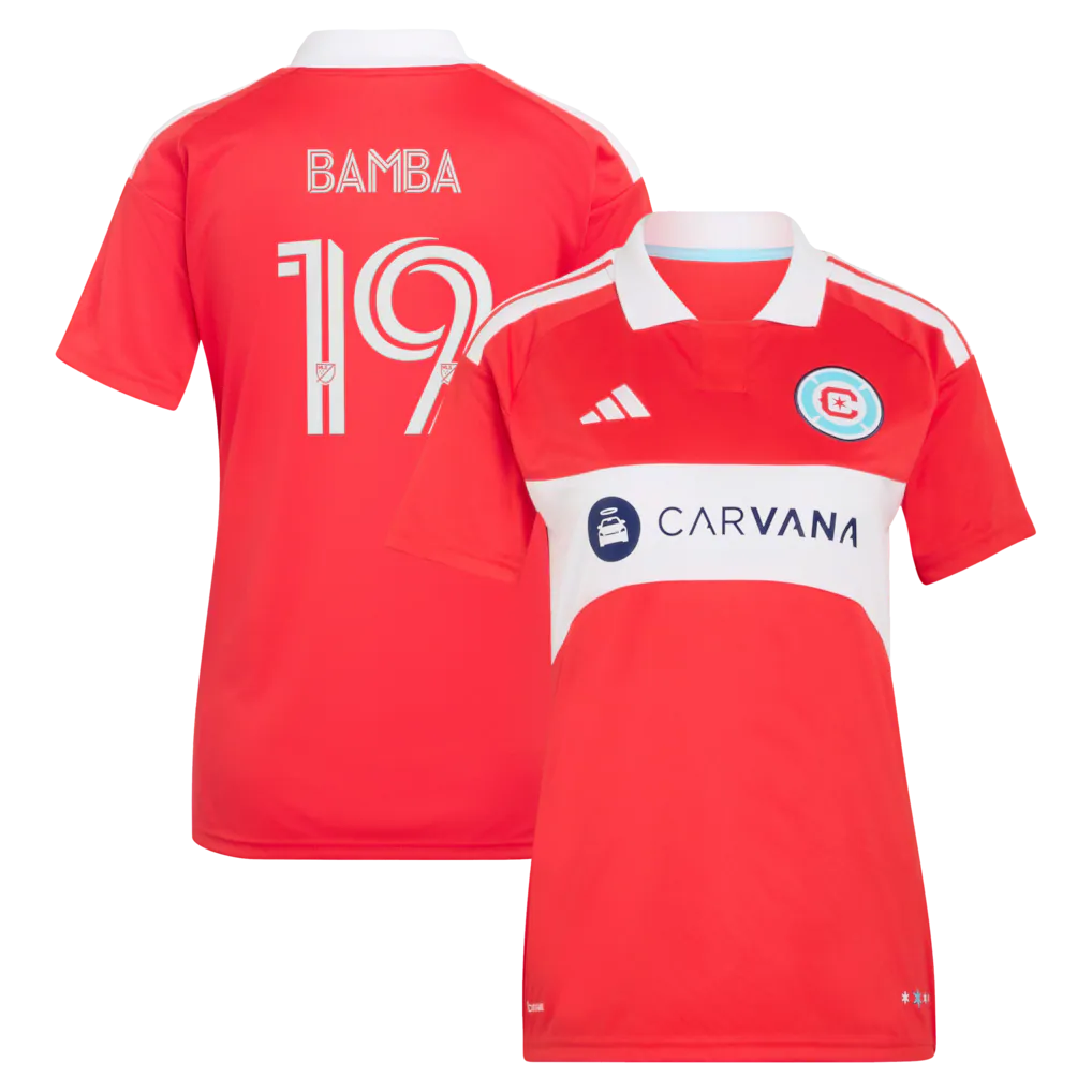 Jonathan Bamba Chicago Fire adidas Women's 2026 Forever Red Jersey - Red