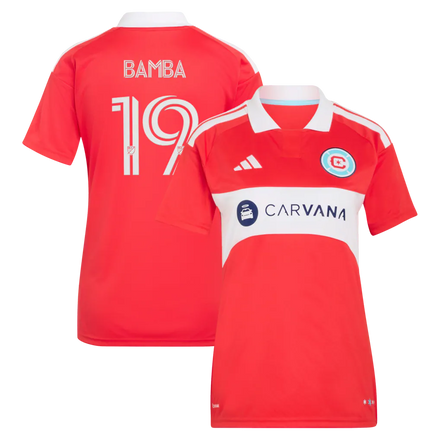 Jonathan Bamba Chicago Fire adidas Women's 2026 Forever Red Jersey - Red