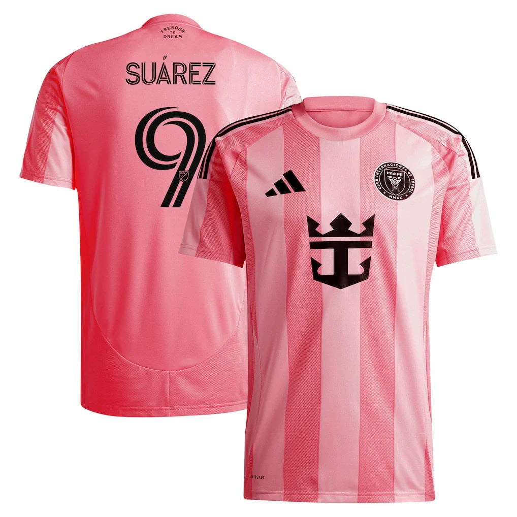 Luis Suárez Inter Miami CF adidas 2025 Euforia Player Jersey - Light Pink