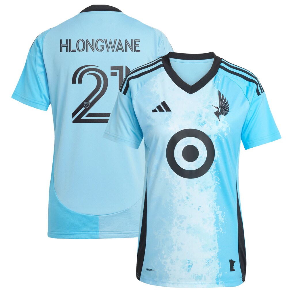 Bongokuhle Hlongwane Minnesota United FC adidas Women's 2025 CONVERGENCE Jersey - Blue