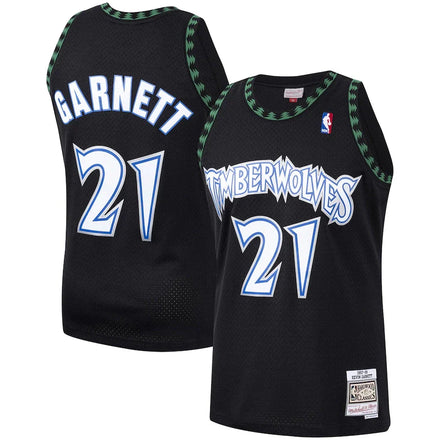 Kevin Garnett Minnesota Timberwolves Hardwood Classics - Black