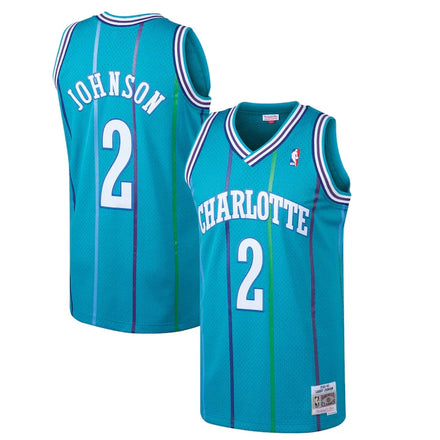 Larry Johnson Charlotte Hornets 1992/93 Hardwood Classics - Teal
