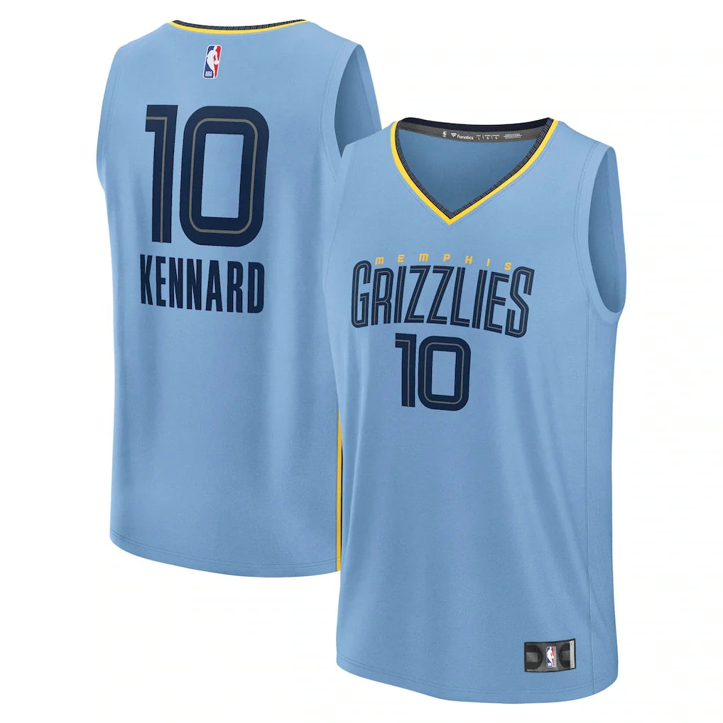 Luke Kennard Memphis Grizzlies Fanatics Fast Break Player Jersey - Statement Edition - Light Blue