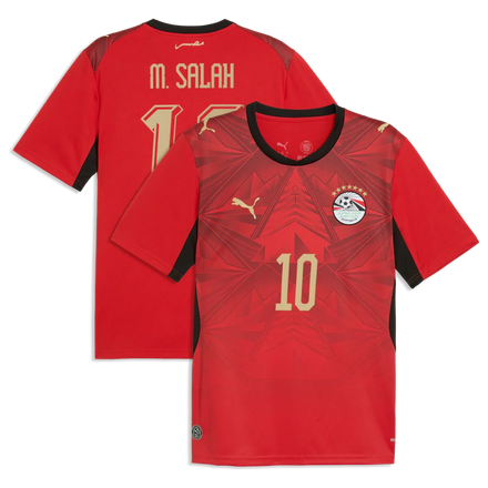 Mohamed Salah #10 Egypt National Team Puma 2026 Home Jersey - Red