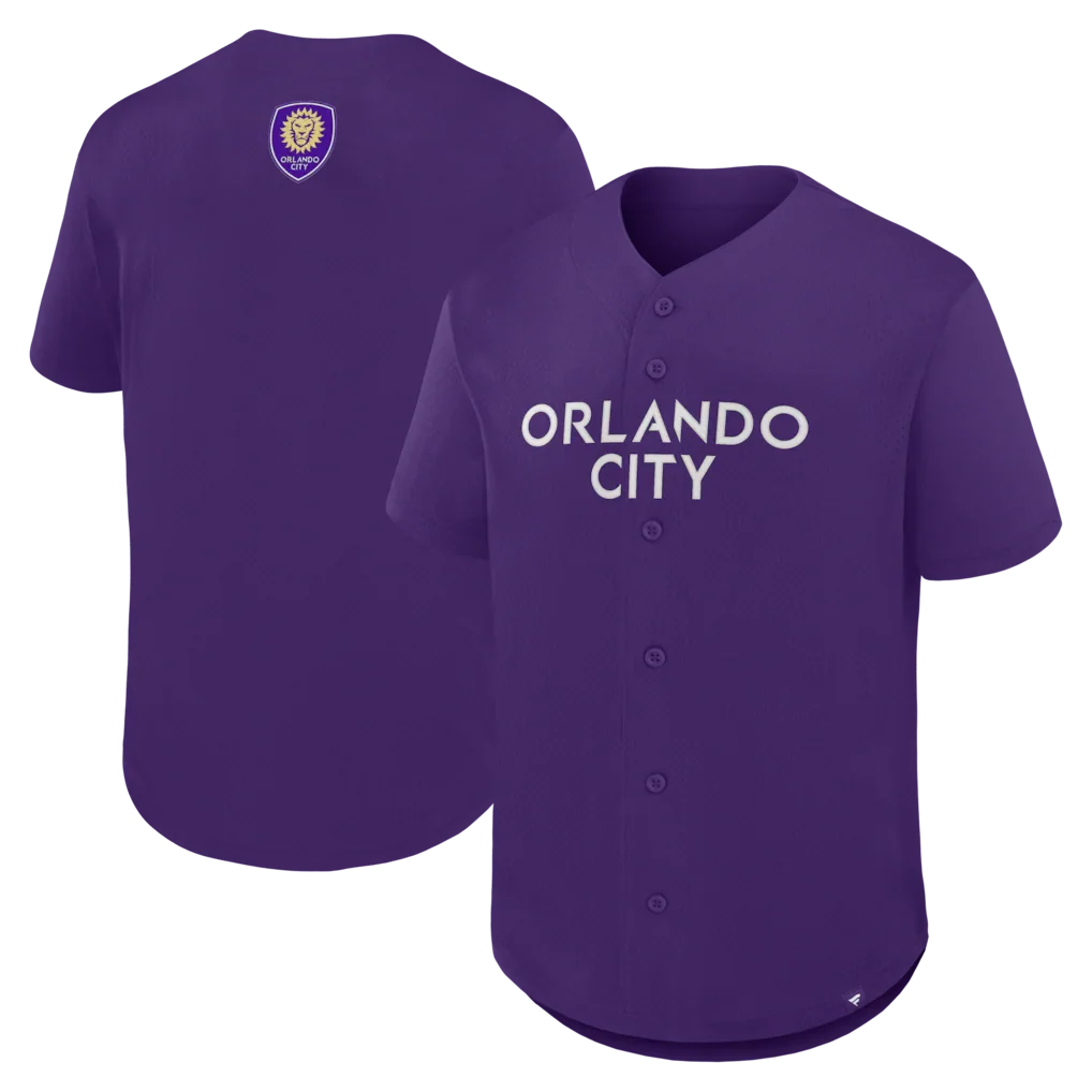 Orlando City SC Maximum Intensity Button-Up Jersey - Purple