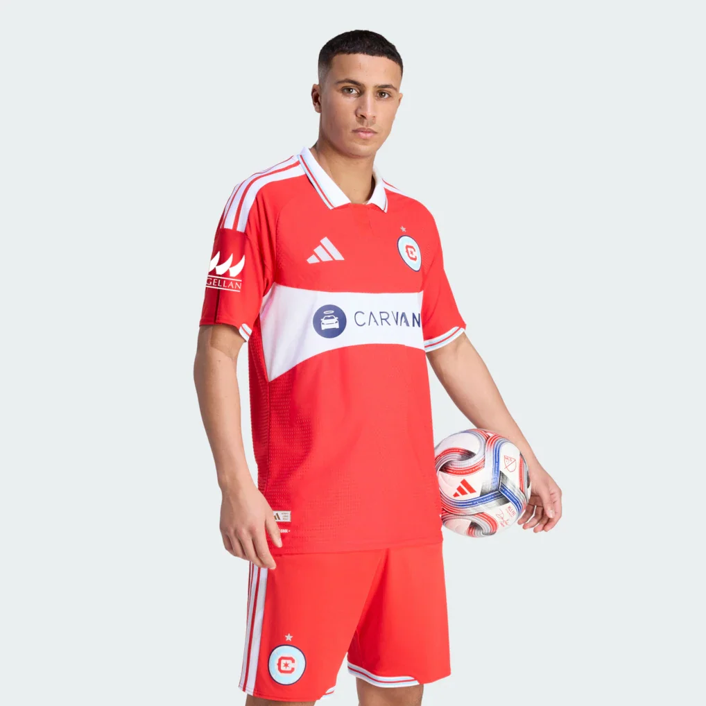 Chicago Fire 2026 Forever Red On-Field Patch Jersey - Red