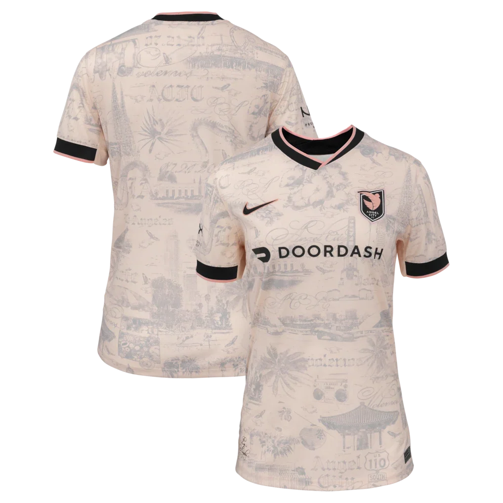 Angel City FC Nike Women's 2026 Secondary Stadium Jersey - Tan