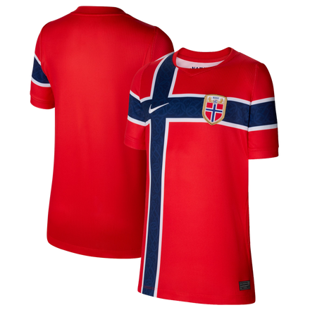 Norway National Team Nike Youth 2026 Home Stadium Jersey - Red