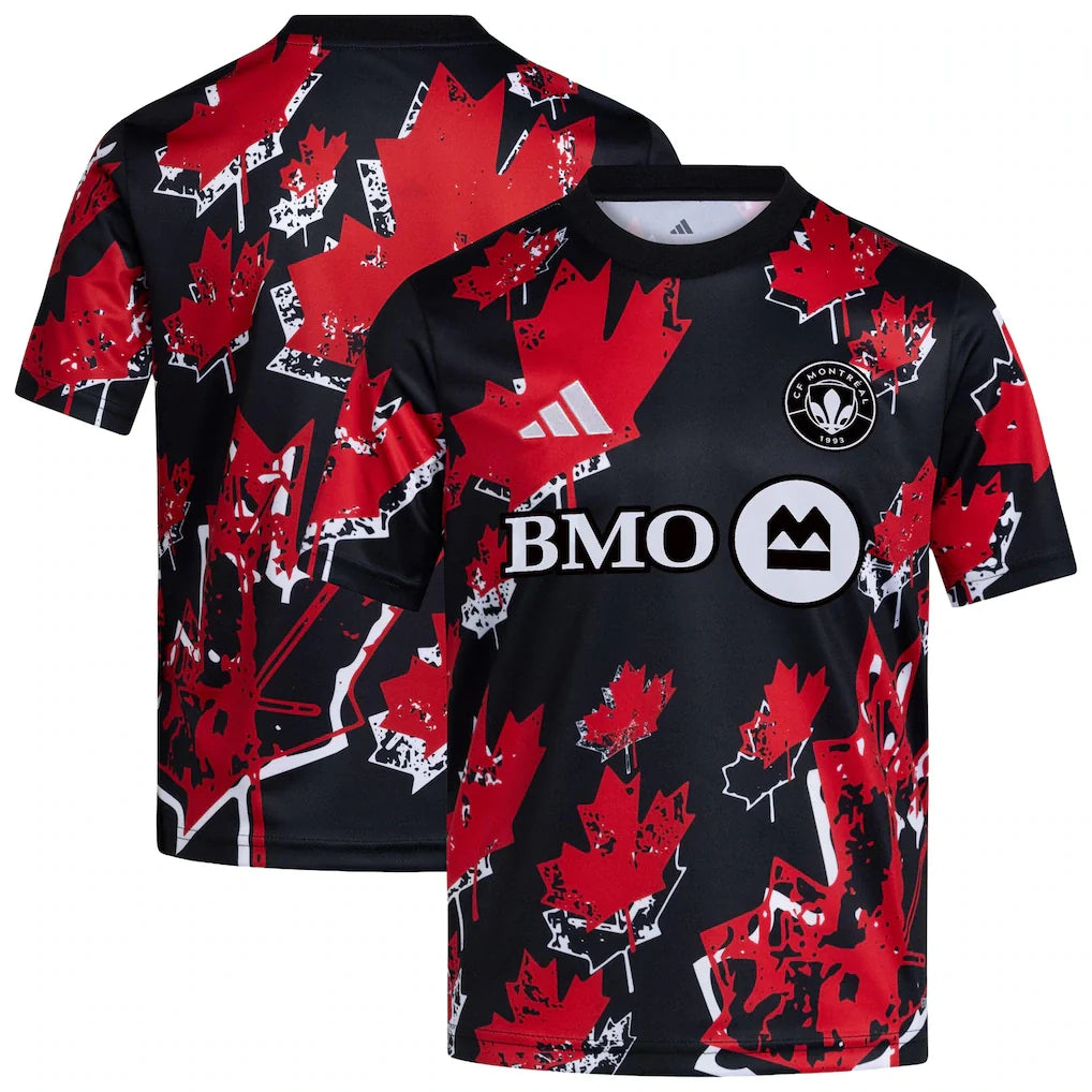CF Montreal Youth 2026 Canadian Pre-Match Jersey - Black