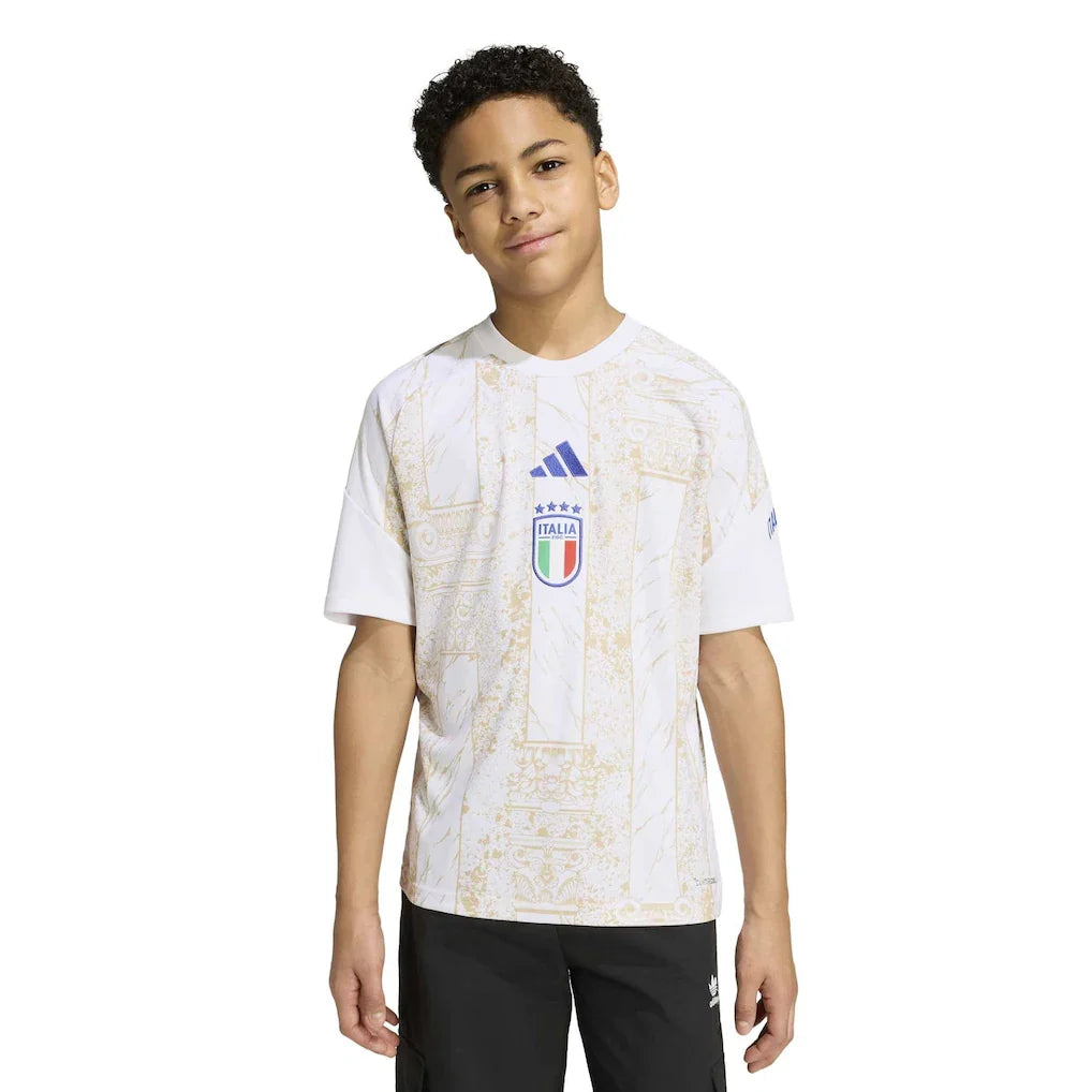 Italy National Team Youth 2026 Pre-Match Top - White