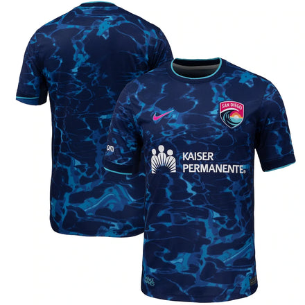San Diego Wave FC Nike 2025 The Altamar Kit Stadium Jersey - Navy
