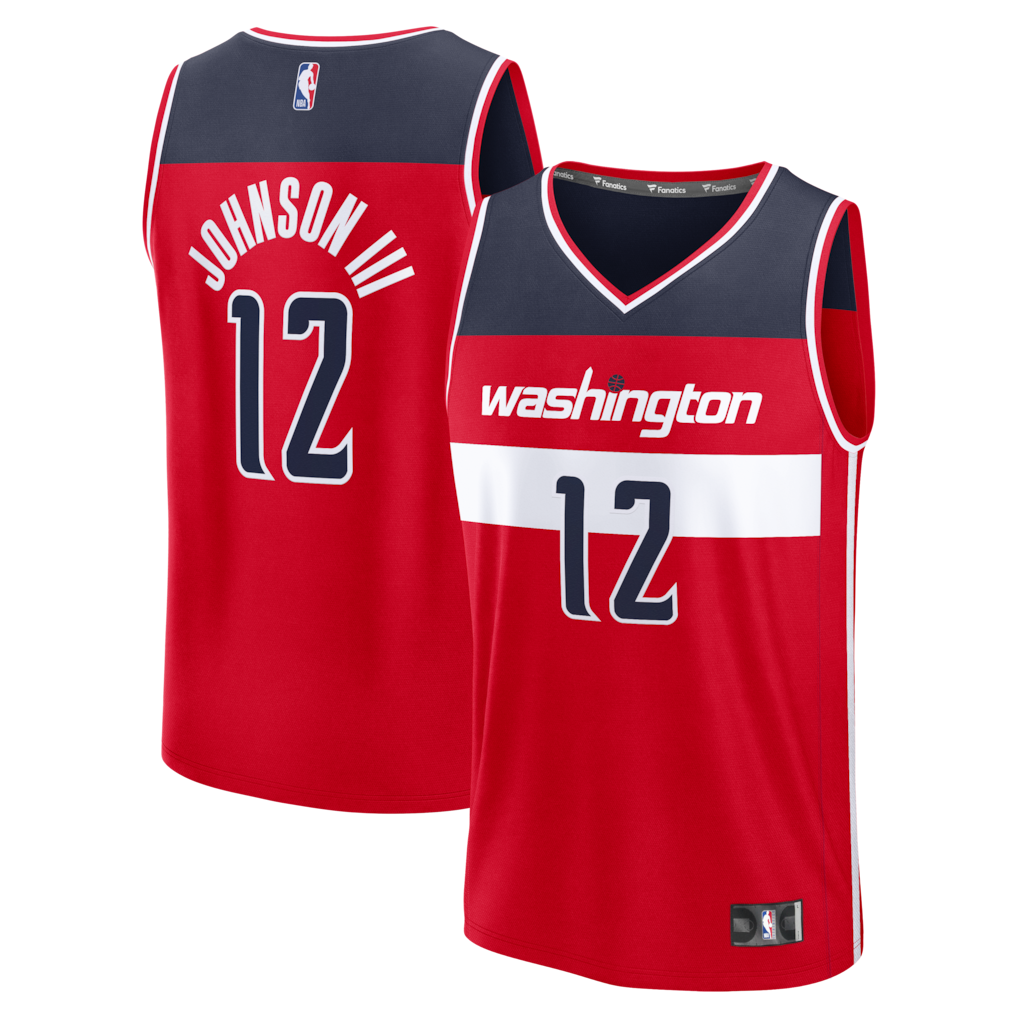 Tre Johnson III Washington Wizards Fanatics Fast Break Jersey - Icon Edition - Red