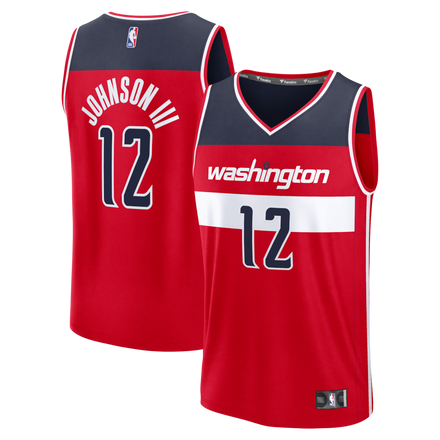 Tre Johnson III Washington Wizards Fanatics Fast Break Jersey - Icon Edition - Red