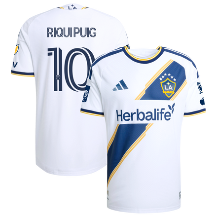 Riqui Puig LA Galaxy 2026 The VeloCITY Kit On-Field Patch Jersey - White