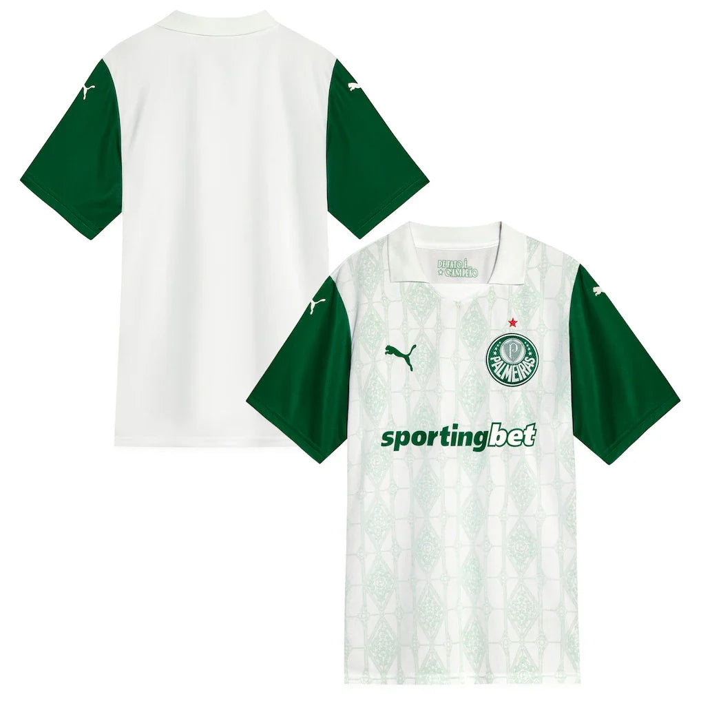 SE Palmeiras Puma 2025/26 Away Jersey - White