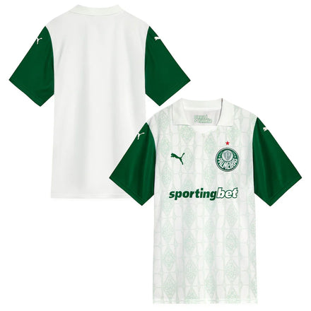 SE Palmeiras Puma 2025/26 Away Jersey - White