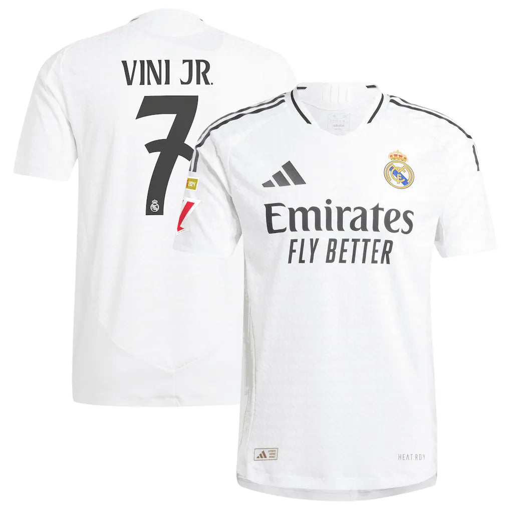 Vini Jr. Real Madrid 2024/25 Home Player Jersey - White