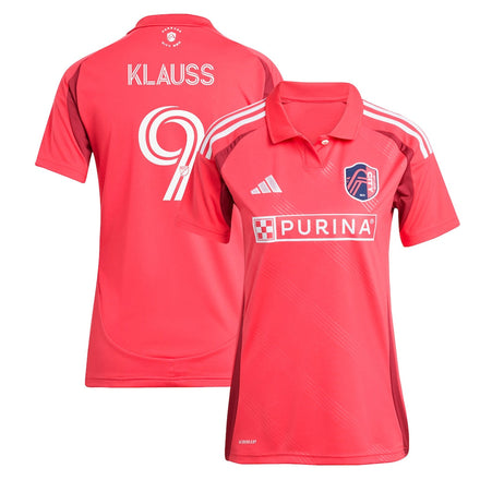 João Klauss St. Louis City SC adidas Women's 2025 Forever CITY Red Player Jersey - Red