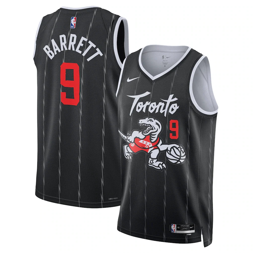 RJ Barrett Toronto Raptors Unisex 2025/26 - Black - City Edition