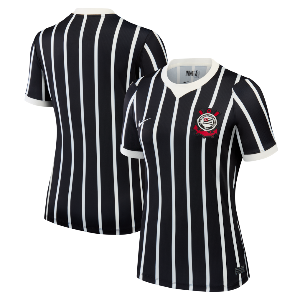 Corinthians Nike Women's 2026 Away Stadium Jersey - Black