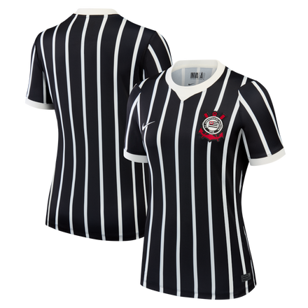 Corinthians Nike Women's 2026 Away Stadium Jersey - Black
