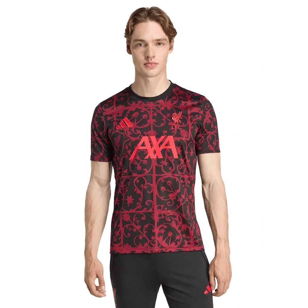 Liverpool 2025/26 AEROREADY Pre-Match Top - Black