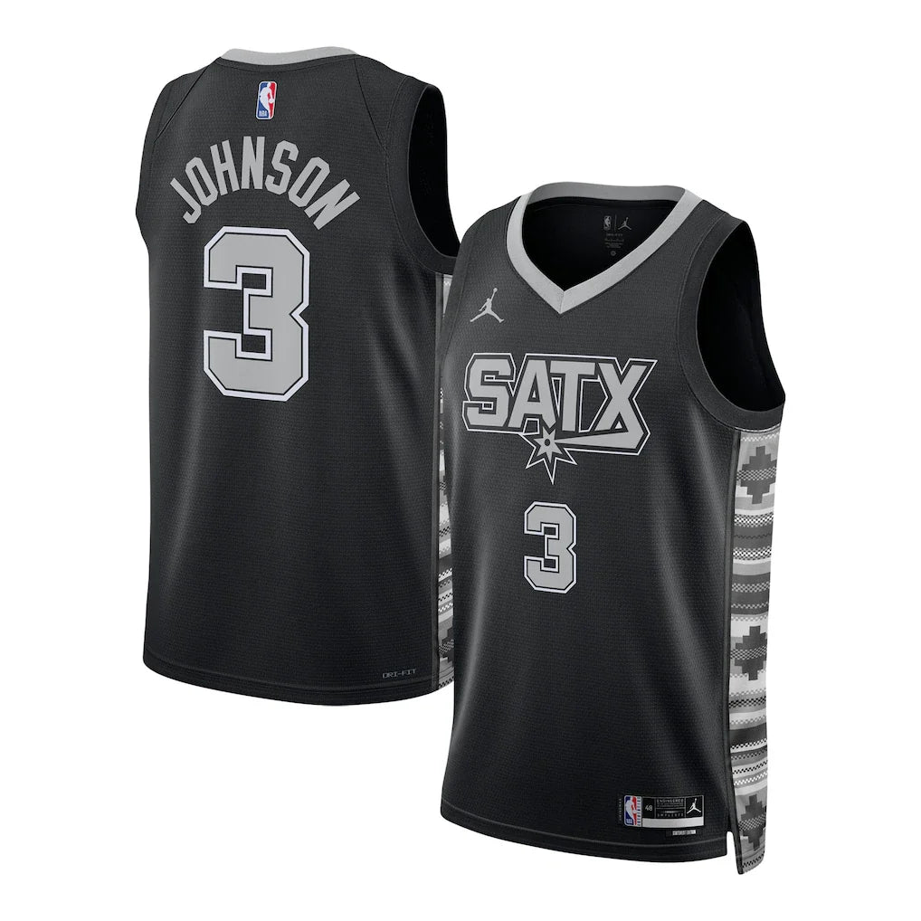Keldon Johnson San Antonio Spurs Unisex - Statement Edition - Black