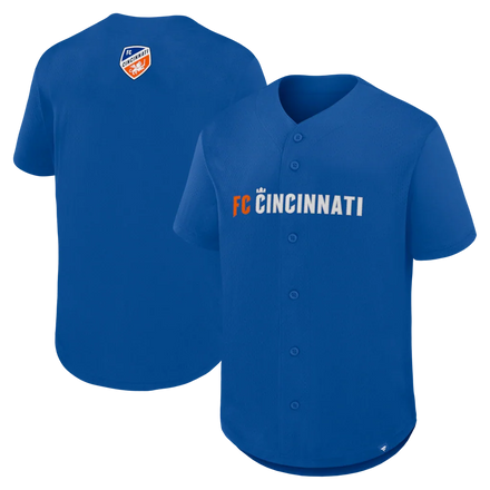 FC Cincinnati Maximum Intensity Button-Up Jersey - Blue