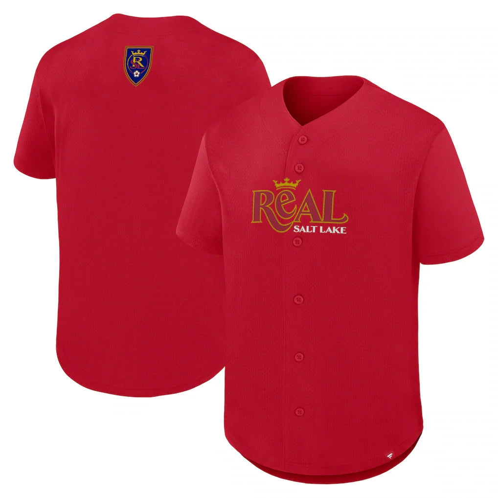 Real Salt Lake Maximum Intensity Button-Up Jersey - Red