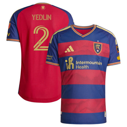 DeAndre Yedlin Real Salt Lake 2026 The Switchback On-Field Patch Jersey - Red