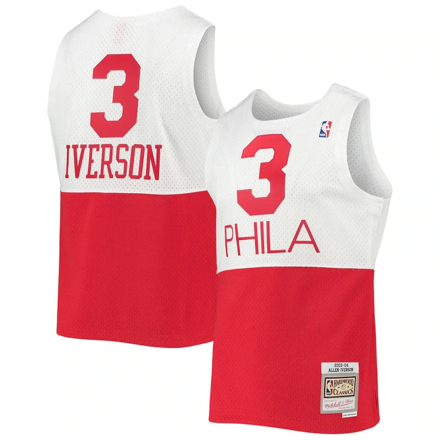 Allen Iverson Philadelphia 76ers 2003/2004 Hardwood Classics - White