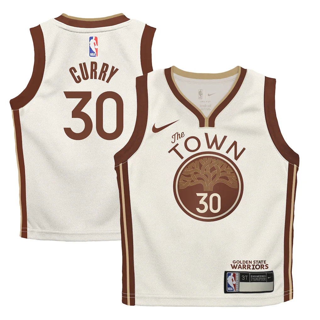 Stephen Curry Golden State Warriors Preschool 2025/26 City Edition - Tan