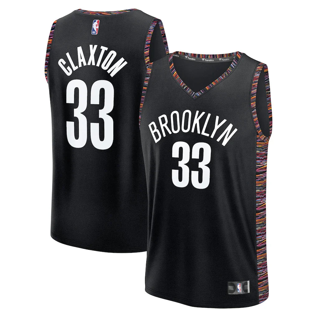 Nic Claxton Brooklyn Nets 2025/26 City Edition Jersey - Black