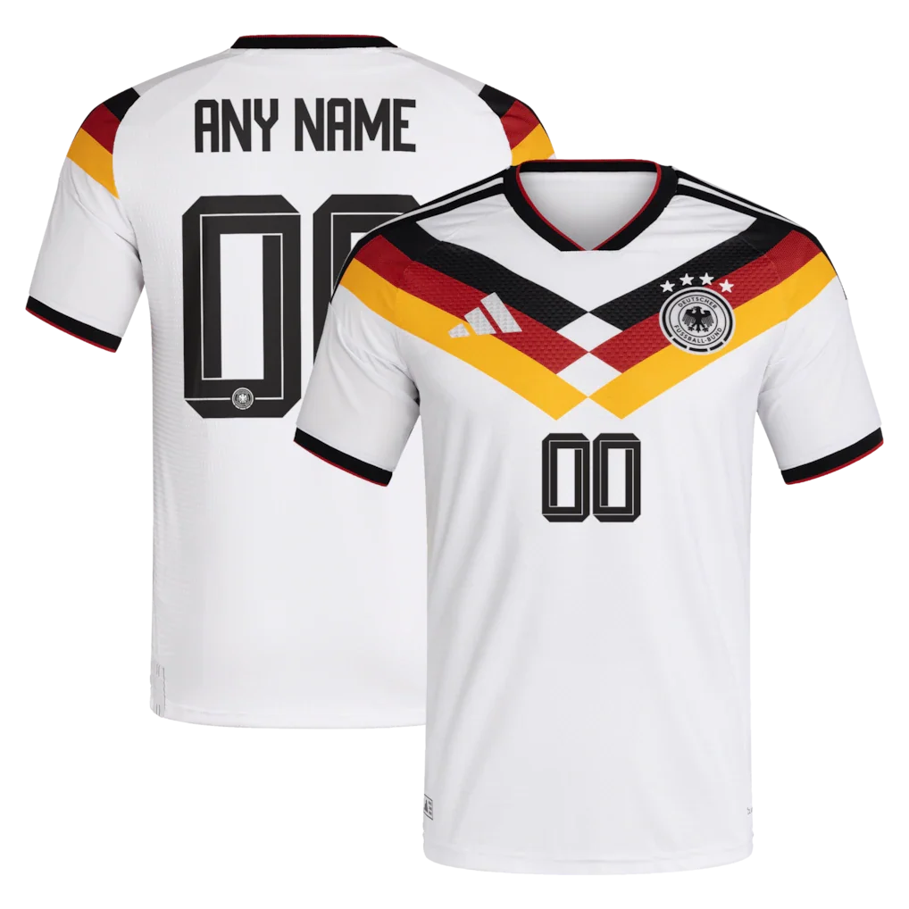 Germany National Team 2026 Home On-Field Custom Jersey - White
