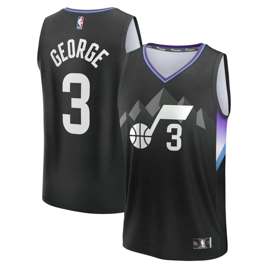 Keyonte George Utah Jazz Fanatics Fast Break Jersey - Statement Edition - Black