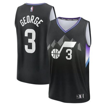 Keyonte George Utah Jazz Fanatics Fast Break Jersey - Statement Edition - Black
