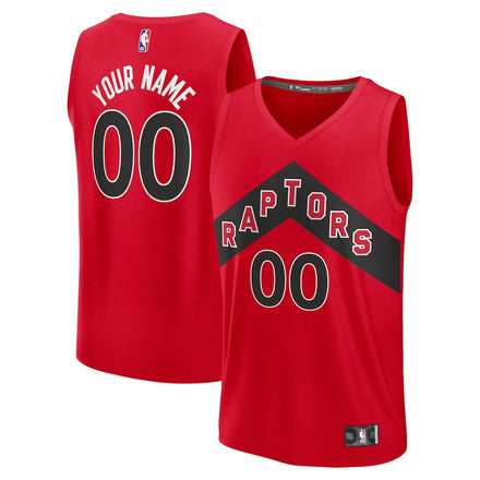 Toronto Raptors Custom Jersey - Icon Edition - Red