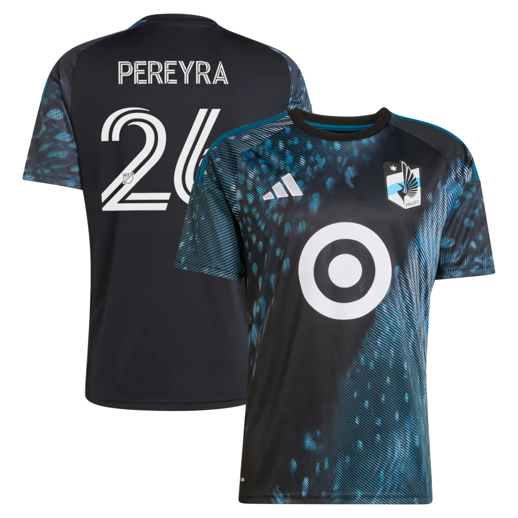 Joaquín Pereyra Minnesota United FC adidas 2026 The Decade Kit Jersey - Black