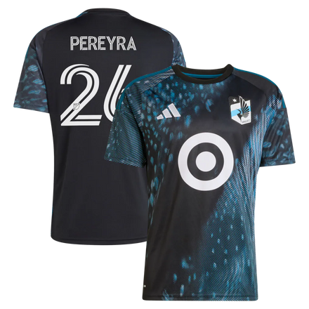 Joaquín Pereyra Minnesota United FC adidas 2026 The Decade Kit Jersey - Black