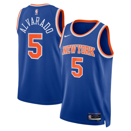 José Alvarado #5 New York Knicks Unisex - Icon Edition - Blue